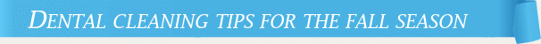 Dentist Gainesville Dental Cleaning Tips for the Fall Season